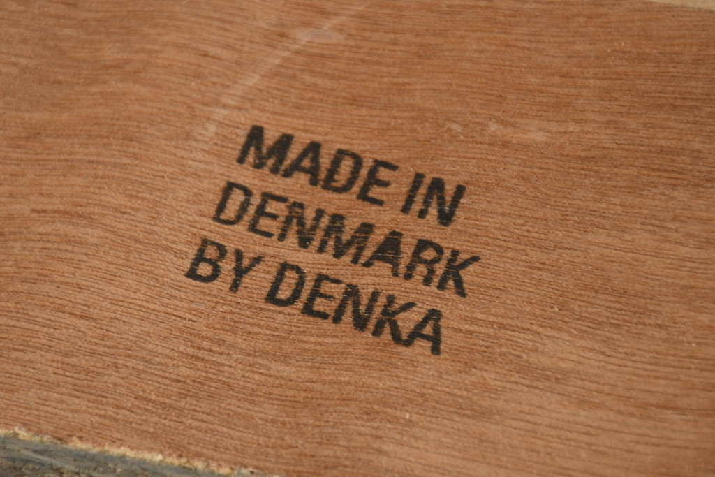 デンマークビンテージ　希少モデル　家具ブランド　DENKA(デンカ)　チーク材　シリンダートップ　引き出し天板付き　洗練されたデザインで空間を美しく整えるライティングビューロー(机、デスク、在宅用、在宅ワーク用、ワークデスク、引き出し、ヴィンテージ)(R-083273)
