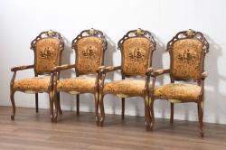 中古　cassina.ixc(カッシーナ・イクスシー )  Philippe hurel(フィリップ・ユーレル)  シンプルでありながら優雅で洗練されたデザインが魅力のチロルチェア(ダイニングチェア、椅子、合皮)(R-049859)