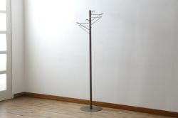 中古　美品　IDEE(イデー)　PAUL HANGER STAND(ポールハンガースタンド)　ナチュラル　シンプルで美しく暮らしに馴染むハンガーラック(洋服掛け、コート掛け、店舗什器)(R-083148)