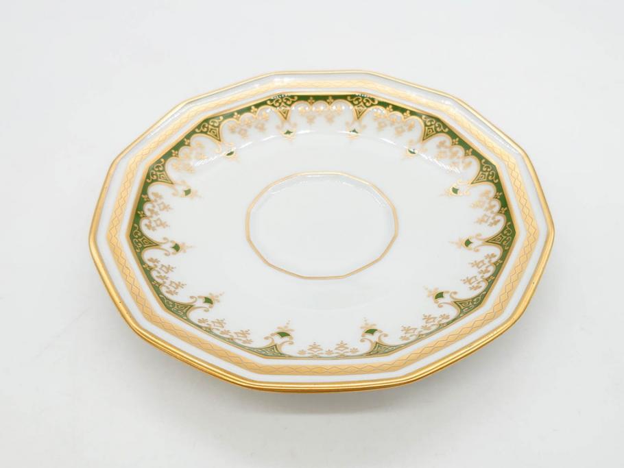 フランス　BERNARDAUD(ベルナルド)　LIMOGES(リモージュ)　気品あるデザインが魅力的なティーカップ&ソーサー8客セット(C&S、洋食器)(R-076821)