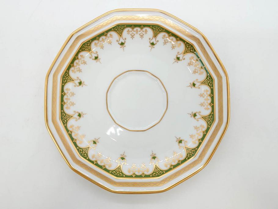 フランス　BERNARDAUD(ベルナルド)　LIMOGES(リモージュ)　気品あるデザインが魅力的なティーカップ&ソーサー8客セット(C&S、洋食器)(R-076821)