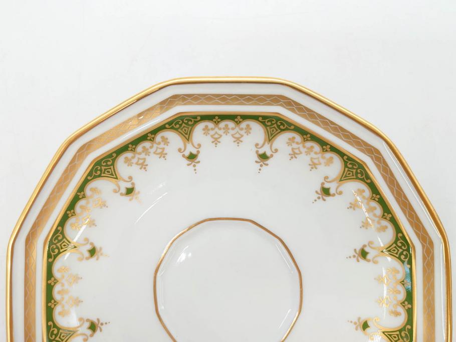 フランス　BERNARDAUD(ベルナルド)　LIMOGES(リモージュ)　気品あるデザインが魅力的なティーカップ&ソーサー8客セット(C&S、洋食器)(R-076821)