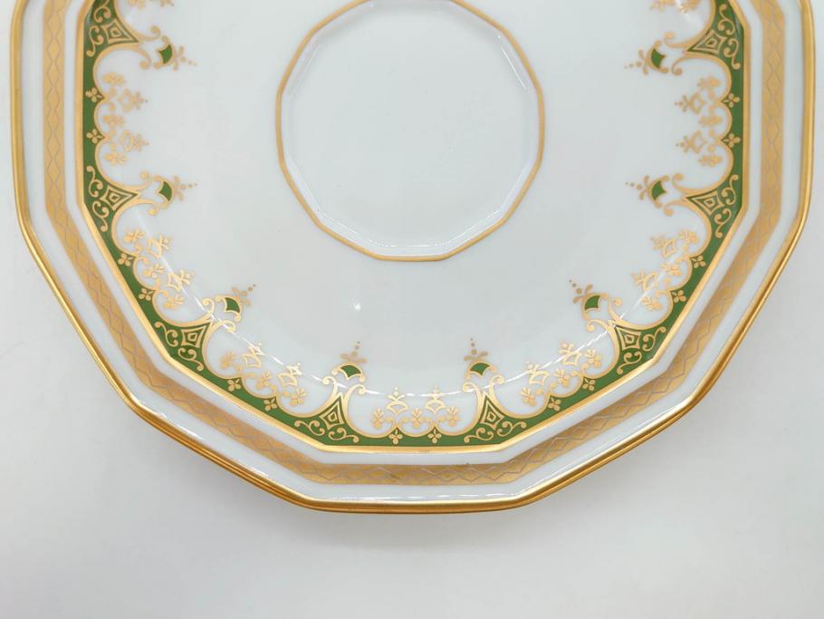 フランス　BERNARDAUD(ベルナルド)　LIMOGES(リモージュ)　気品あるデザインが魅力的なティーカップ&ソーサー8客セット(C&S、洋食器)(R-076821)