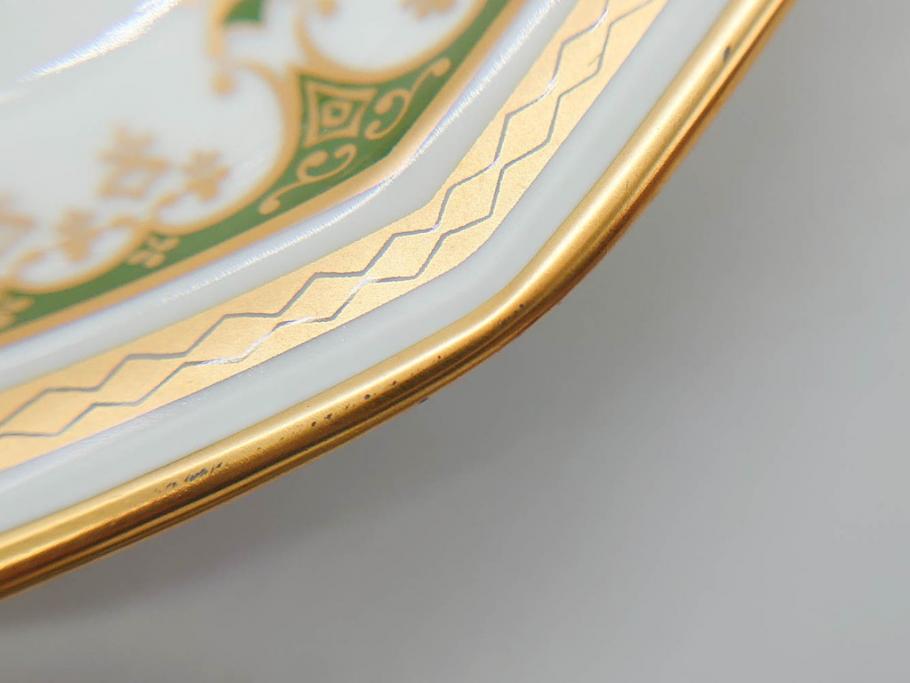 フランス　BERNARDAUD(ベルナルド)　LIMOGES(リモージュ)　気品あるデザインが魅力的なティーカップ&ソーサー8客セット(C&S、洋食器)(R-076821)
