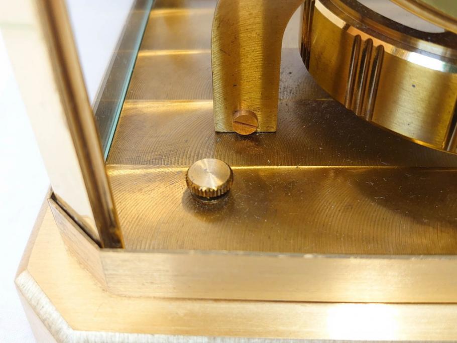 スイス　JAEGER-LECOULTRE(ジャガー・ルクルト)　ATMOS(アトモス)　METAL CALIBER 528-8　空気で動く!置時計(空気時計、ガス、半永久)(R-076853)