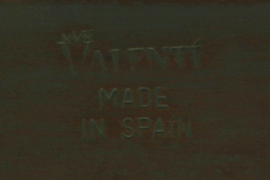 中古　バロッサバレンティ(VARO,S.A. VALENTI)　高級感漂うガラスのダイニングテーブル(食卓、4人掛け、6人掛け、店舗什器)(定価約68万円)(R-061584)