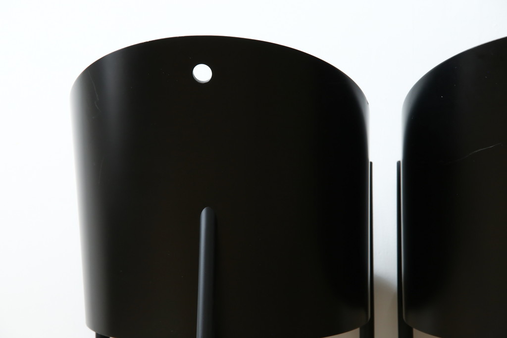 イタリアビンテージ　名作希少品!!　ドリアデ(Driade)　コステス(COSTES)　フィリップ・スタルク(Philippe Starck)デザイン　流線形のフォルムが美しいダイニングチェア2脚セット(椅子、イス、ヴィンテージ、バラ売り可能)(R-082289)