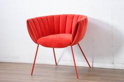 中古　美品　Hermanmiller(ハーマンミラー社)　イームズアルミナムグループ　本革　キャスター付き　洗練されたデザインが魅力的なマネジメントチェア(レザー、オフィスチェア、アームチェア、椅子)(定価約30万円)(R-027202)