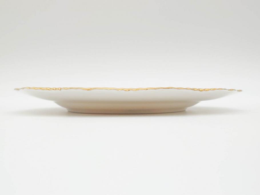 イギリス　ROYAL WORCESTER(ロイヤルウースター)　ペインテッドフルーツ　モモ　約20cm　一つ一つ丁寧に絵付けされた意匠が美しいプレート(ハンドペイント、箱付き、洋食器、皿、もも、桃)(R-070223)