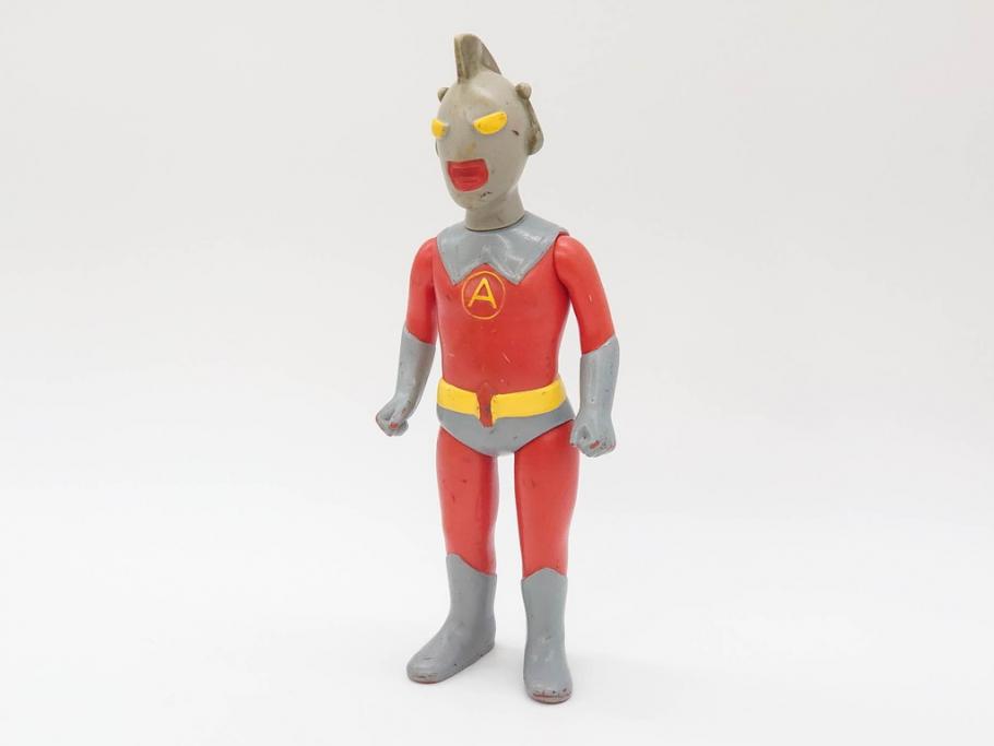 当時物　マルサン　怪傑透明ウルトラエース(ウルトラ怪獣シリーズ、ソフビ、フィギュア、人形、置物、1971)(R-076866)