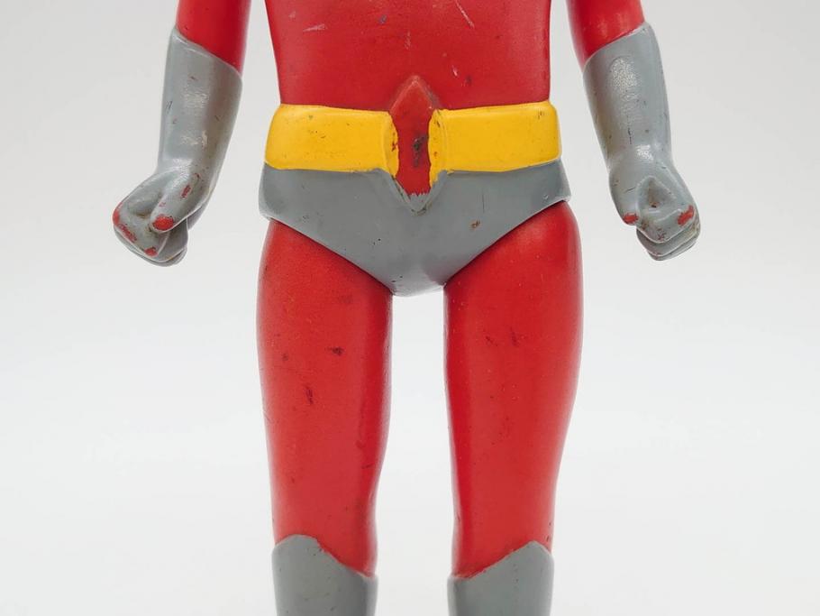 当時物　マルサン　怪傑透明ウルトラエース(ウルトラ怪獣シリーズ、ソフビ、フィギュア、人形、置物、1971)(R-076866)