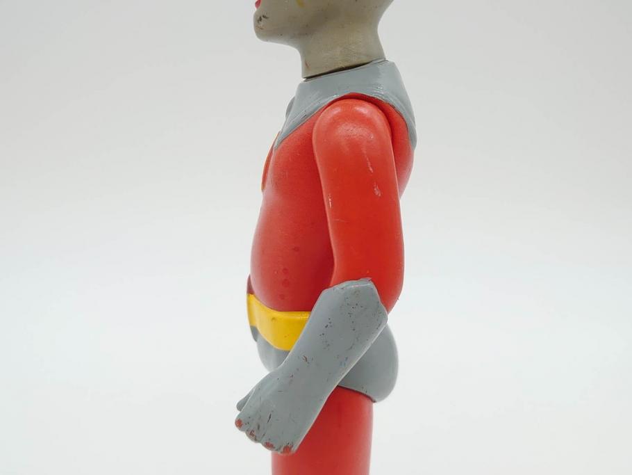 当時物　マルサン　怪傑透明ウルトラエース(ウルトラ怪獣シリーズ、ソフビ、フィギュア、人形、置物、1971)(R-076866)