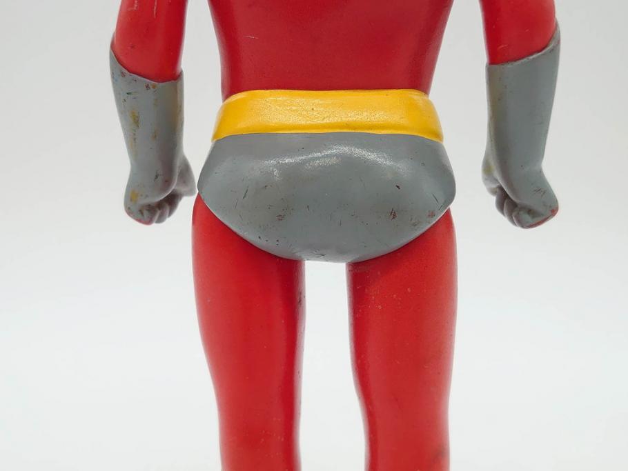 当時物　マルサン　怪傑透明ウルトラエース(ウルトラ怪獣シリーズ、ソフビ、フィギュア、人形、置物、1971)(R-076866)