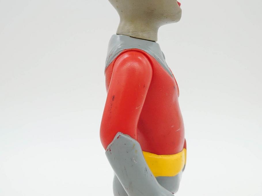 当時物　マルサン　怪傑透明ウルトラエース(ウルトラ怪獣シリーズ、ソフビ、フィギュア、人形、置物、1971)(R-076866)