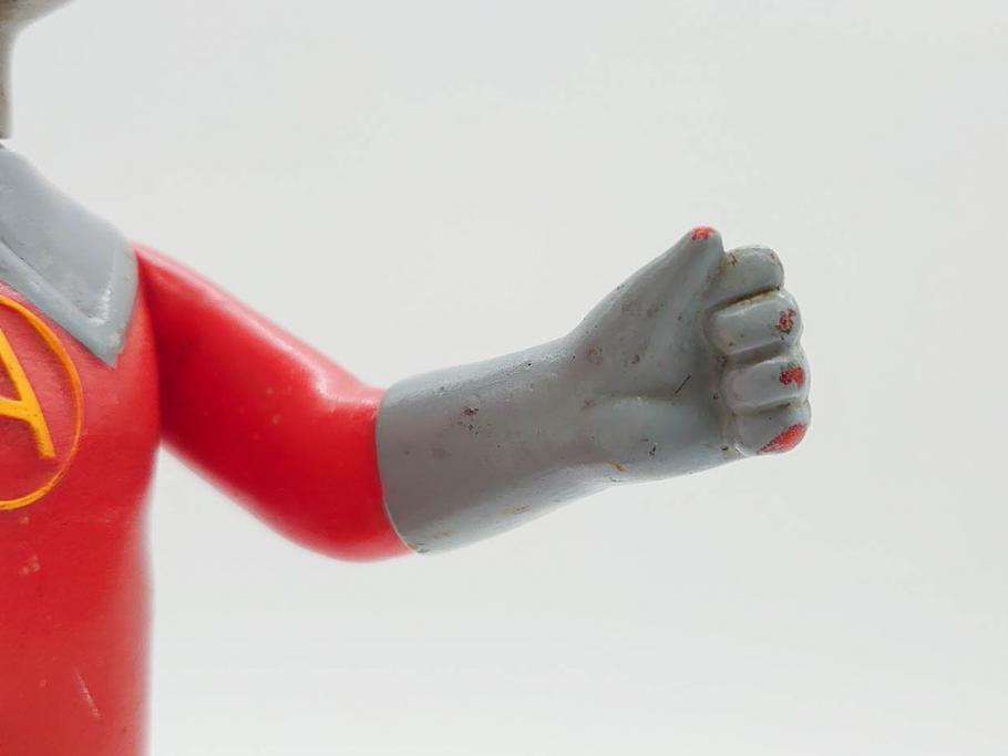当時物　マルサン　怪傑透明ウルトラエース(ウルトラ怪獣シリーズ、ソフビ、フィギュア、人形、置物、1971)(R-076866)