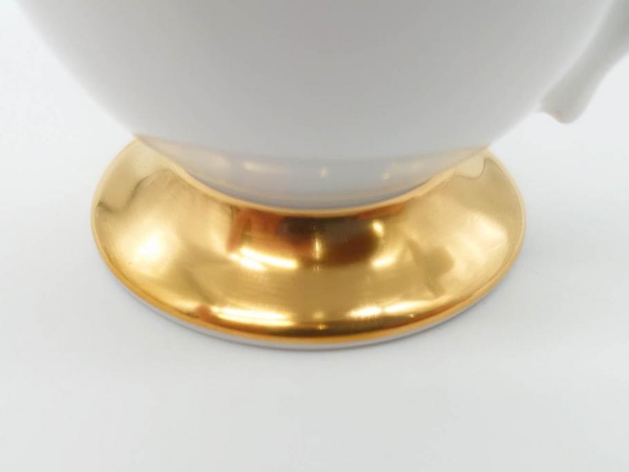 大倉陶園(OKURA、OAC)　カトレア　気品が感じられるティーカップ&ソーサー6客セット(洋食器、洋蘭、オーキッド)(R-070230)
