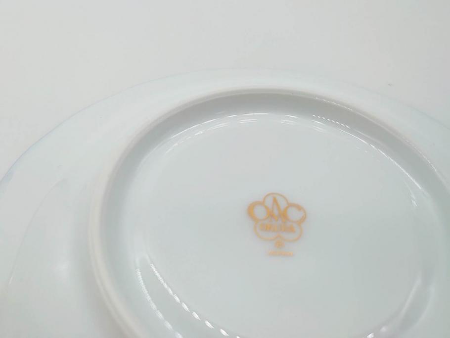 大倉陶園(OKURA、OAC)　カトレア　気品が感じられるティーカップ&ソーサー6客セット(洋食器、洋蘭、オーキッド)(R-070230)