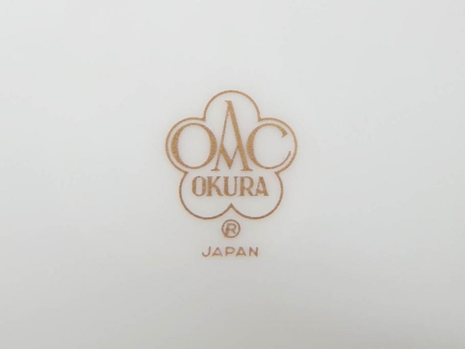 大倉陶園(OKURA、OAC)　カトレア　気品が感じられるティーカップ&ソーサー6客セット(洋食器、洋蘭、オーキッド)(R-070230)