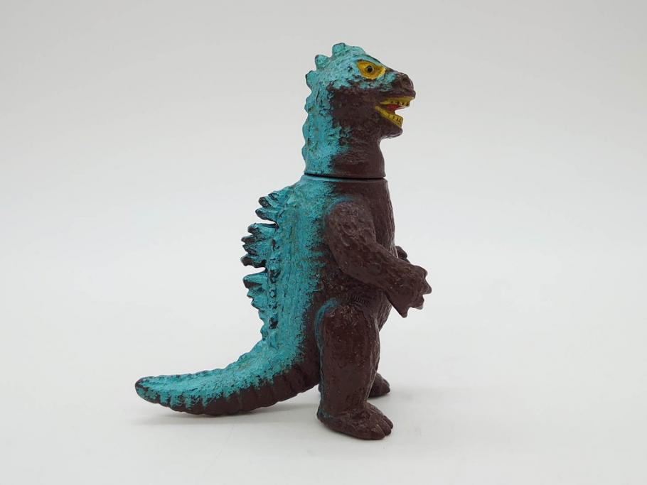 当時物　ゴジラ　チタノザウルス　キングギドラ　エレキング　ソフビ4点セット(東宝、円谷プロ、ウルトラマン、ブルマァク、怪獣、ソフビ、フィギュア、人形、置物)(R-076868)