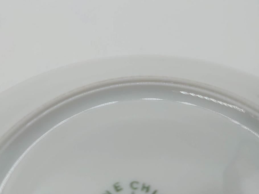 東ドイツ　リヒテ社　Lichte Echt Kobalt　金彩　コバルト　落ち着いた紺色に金の装飾が美しいカップ&ソーサー6客セット(洋食器、C&S)(R-070231)