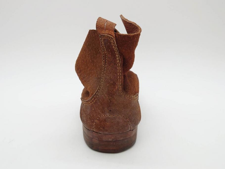 旧日本軍?　10文　24cm　編上靴(編み上げブーツ、陸軍、軍装品、軍靴、装備品、兵隊、軍隊物、アンクルブーツ)(R-076901)