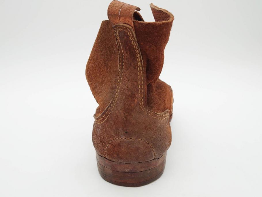 旧日本軍?　10文　24cm　編上靴(編み上げブーツ、陸軍、軍装品、軍靴、装備品、兵隊、軍隊物、アンクルブーツ)(R-076901)
