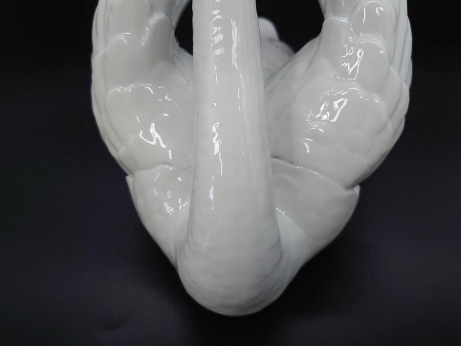 スペイン　リヤドロ　LLADRO　白鳥　フィギュリン(箱なし、陶器人形、置物、オブジェ、スワン、Swan)(R-076902)