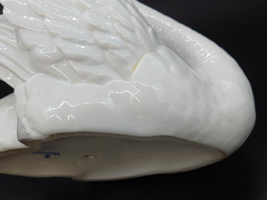 スペイン　リヤドロ　LLADRO　白鳥　フィギュリン(箱なし、陶器人形、置物、オブジェ、スワン、Swan)(R-076902)