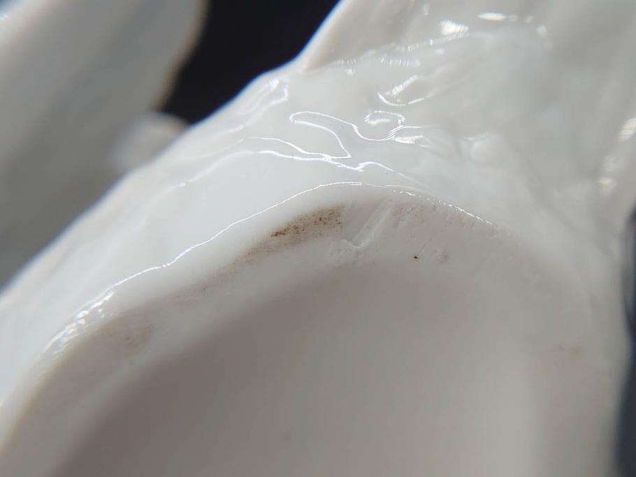 スペイン　リヤドロ　LLADRO　白鳥　フィギュリン(箱なし、陶器人形、置物、オブジェ、スワン、Swan)(R-076902)