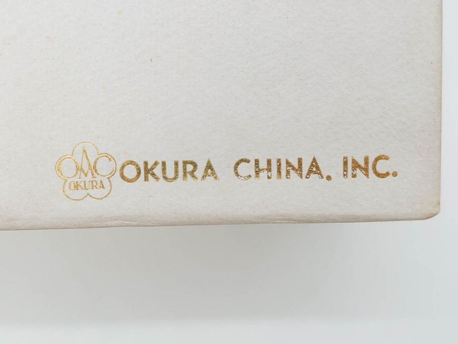 大倉陶園(OAC)　OKURA CHINA　フラワー　華やかな花のデザインが気分を上げてくれるティーカップ&ソーサー3客セット(箱付き、洋食器)(R-070260)