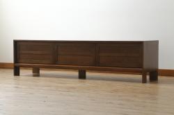中古　美品　カリモク家具(karimoku)　domani(ドマーニ)　Excel-Life(エクセルライフ)　シンプルなデザインがお部屋に取り入れやすいテレビボード(テレビ台、シアターボード、リビングボード、ローボード、収納棚、戸棚)(定価約50万円)(R-073682)