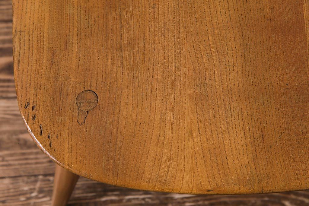 ヴィンテージ家具　イギリスビンテージ　ERCOL(アーコール)　ナチュラルテイストにおすすめなクェーカーチェア(ダイニングチェア)(2)