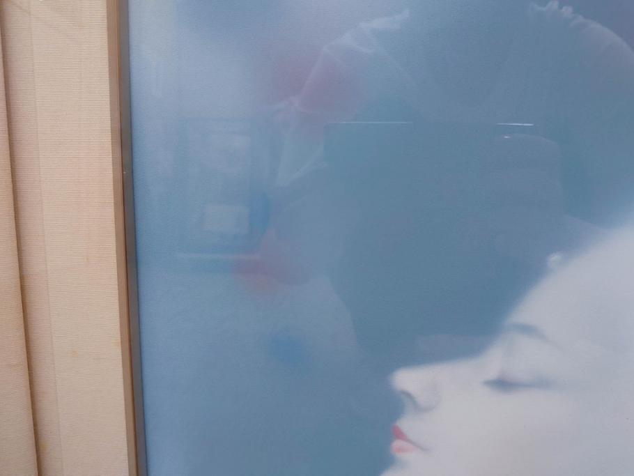真作　若尾和呂　「大天思々息々」　油彩　F6(6号)　日本画(タリズマニックアート、絵画、人物画、女性、油絵、額装)(R-076907)