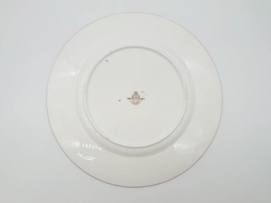 希少　イギリス　MINTONS(ミントン)　HAZLEMERE(ヘイゼルミア)　クラシックな雰囲気が素敵なプレート6枚セット(箱付き、洋食器、皿)(R-070273)