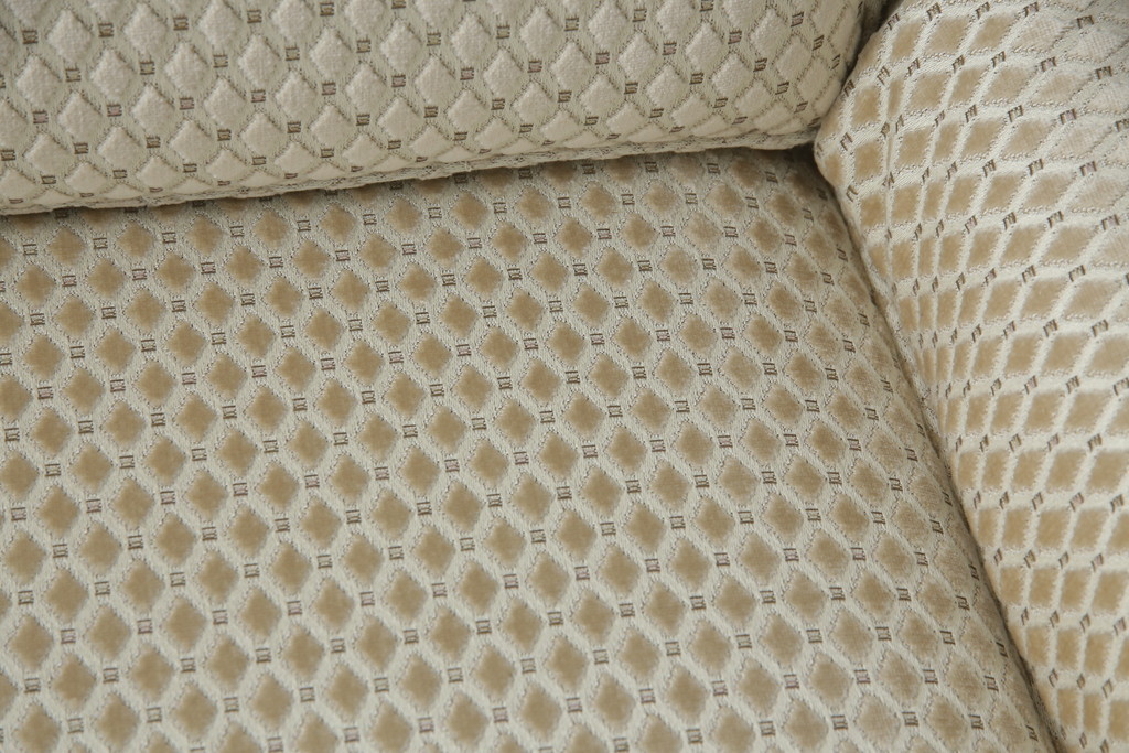 中古　超美品!!　DREXEL HERITAGE(ドレクセルヘリテイジ)　Upholstery(アップホルスタリー)　張り替え済み　クラシカルな佇まいの1人掛けソファ(アームチェア、一人掛け、1P、ラウンジチェア)(R-066406)