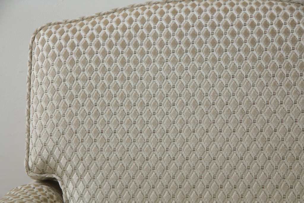 中古　超美品!!　DREXEL HERITAGE(ドレクセルヘリテイジ)　Upholstery(アップホルスタリー)　張り替え済み　クラシカルな佇まいの1Pソファ(アームチェア、一人掛け、1人掛け、ラウンジチェア)(定価約45万円)(R-066488)
