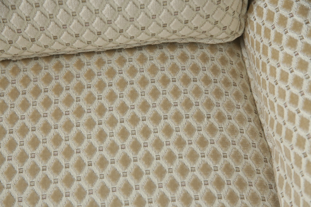 中古　超美品!!　DREXEL HERITAGE(ドレクセルヘリテイジ)　Upholstery(アップホルスタリー)　張り替え済み　クラシカルな佇まいの1Pソファ(アームチェア、一人掛け、1人掛け、ラウンジチェア)(定価約45万円)(R-066488)