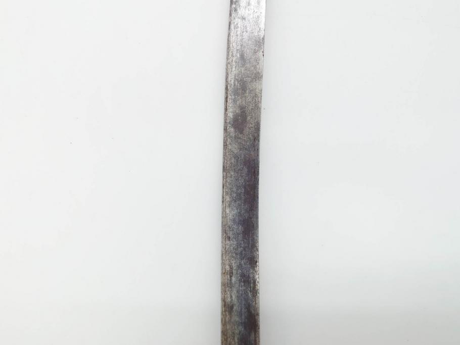 江戸期 楠多門兵行正成? 全長430mm 兜割(武具、在銘、鉄地、鉢割 江戸期 楠多門兵行正成? 全長430mm 兜割(武具、在銘、鉄地、鉢割