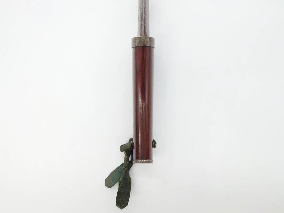 江戸期　楠多門兵行正成?　全長430mm　兜割(武具、在銘、鉄地、鉢割)(R-070342)
