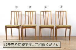 ペイント家具　ERCOL(アーコール)　シャビーテイストなクエーカーチェア(ダイニングチェア、椅子)