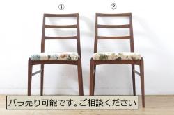 ペイント家具　メンズライクにもおすすめな濃い色味の学校スツール(花台)(2)