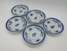 【骨董買取】江戸期　古伊万里　大明年製　染付　龍(寿字皿、雷紋、和食器、伊万里(有田焼))を買取りました。