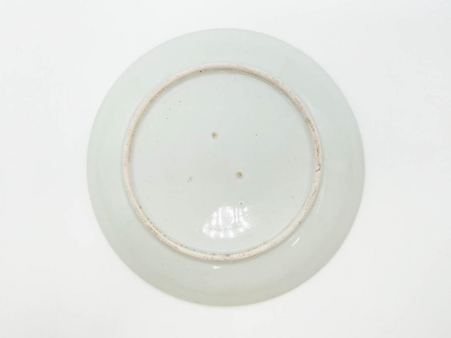江戸期 古伊万里 染付 松竹梅文 約19cm 6.3寸 落ち着きのある