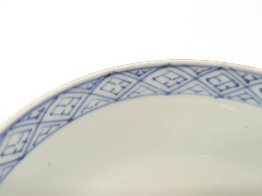 江戸期　古伊万里　金彩　色絵　約12cm　3.8寸　一つ一つ丁寧に絵付けされた豪華な蓋付き茶碗3客セット(獅子、松竹、和食器、三寸八分)(R-070415)