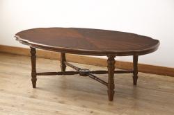 中古　美品!!　arflex(アルフレックス)　ERA(living table)　エラ　リビングテーブル　C.O.D.(シー・オー・ディー)デザイン　大理石の天板とスタイリッシュなシルエットが美しいテーブル(コンソールテーブル、サイドテーブル、サービステーブル)(定価約31万円)(R-068242)