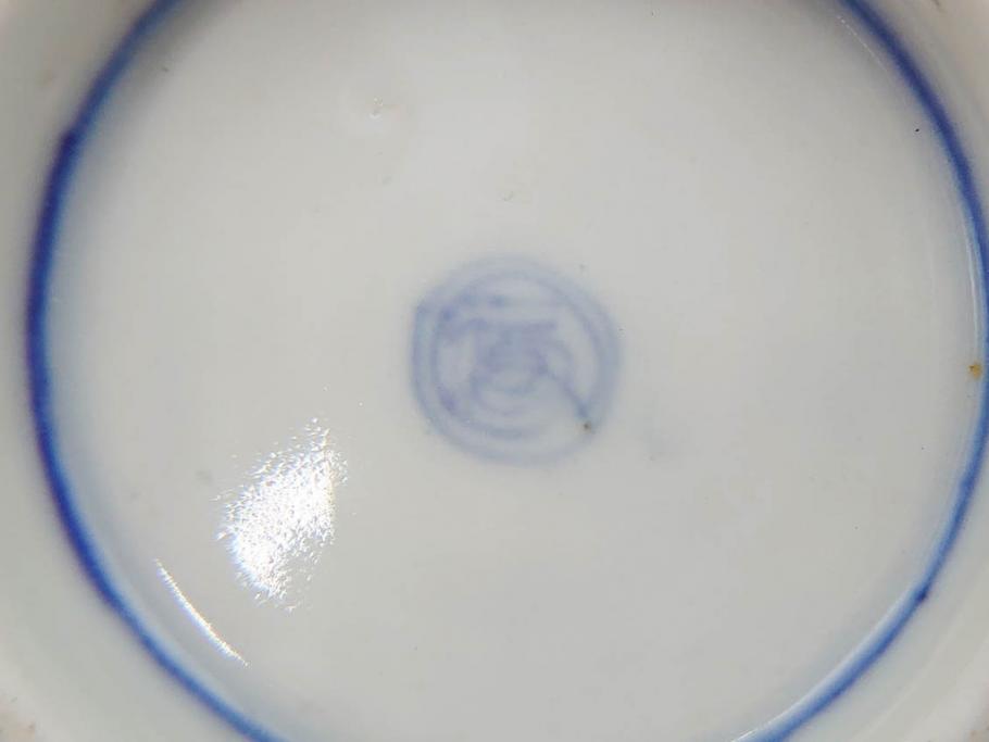 江戸期　古伊万里　金彩　色絵　約12cm　3.8寸　一つ一つ丁寧に絵付けされた豪華な蓋付き茶碗3客セット(獅子、松竹、和食器、三寸八分)(R-070417)