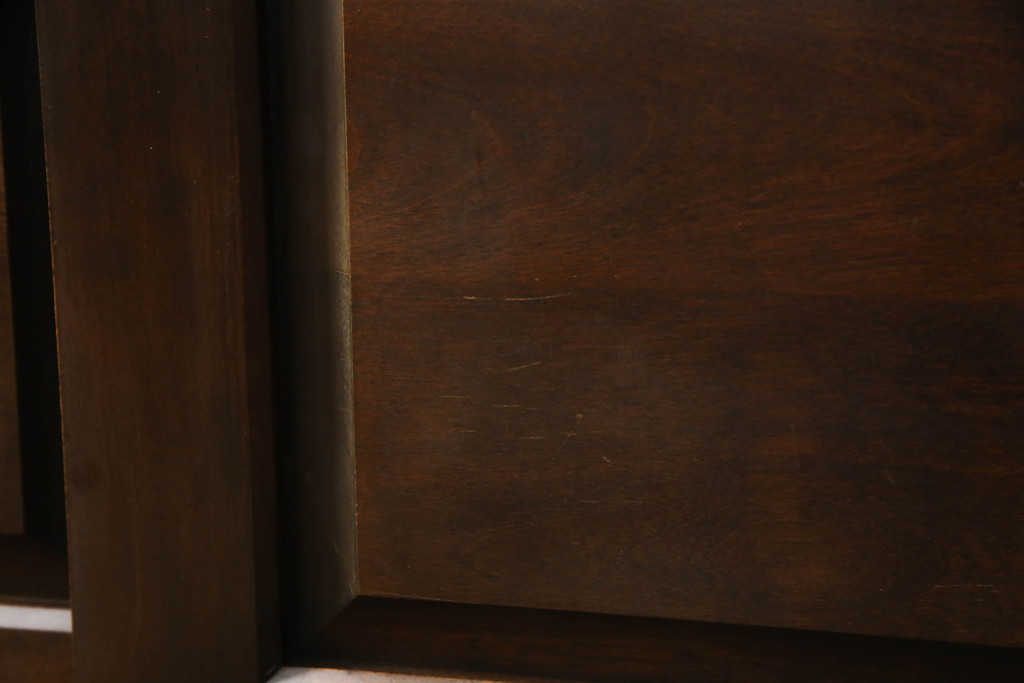 和製ビンテージ　北海道民芸家具　深みのある色合いが魅力の下駄箱(収納棚、戸棚、靴箱、ヴィンテージ)(R-063425)