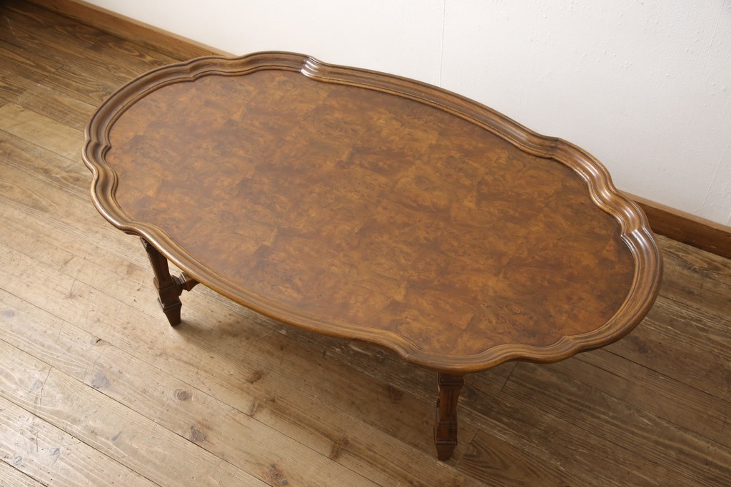 中古　DREXEL HERITAGE(ドレクセルヘリテイジ)　Cameo Classics(キャメオクラシックス)　優雅なひとときを演出するカクテルテーブル(定価約60万円)(センターテーブル、ローテーブル)(R-054229)