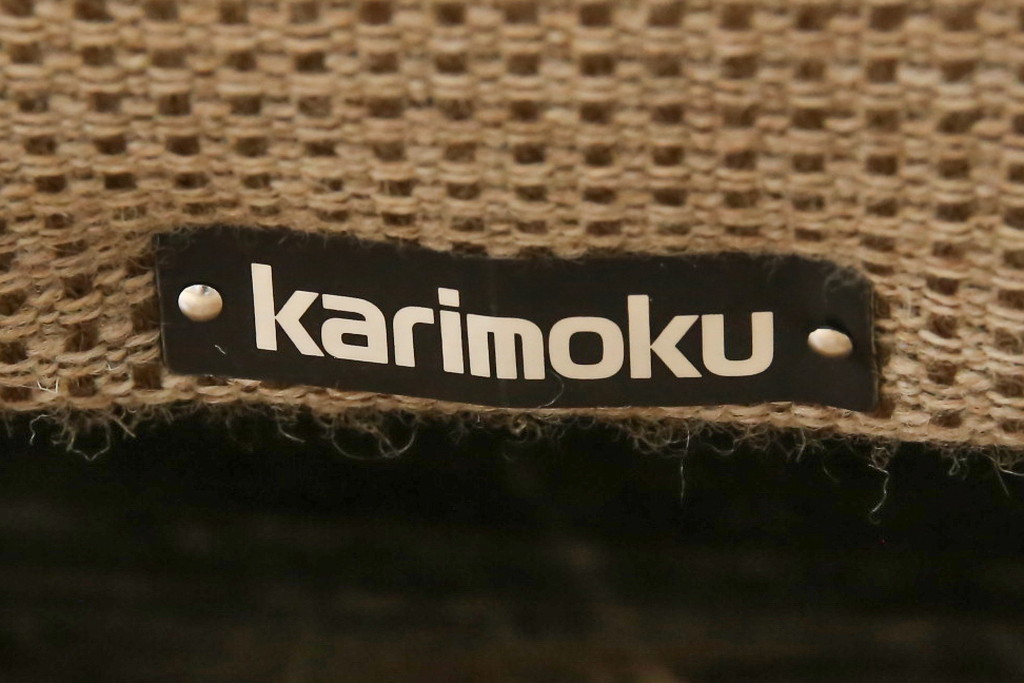 中古　カリモク家具(karimoku)　UT83モデル　落ち着いた空間づくりにおすすめの2Pソファ(2人掛けソファ、二人掛けソファ)(定価約26万円)(R-082477)