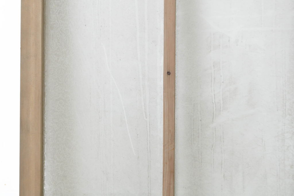 アンティーク建具　大正ロマンの雰囲気香るガラス扉1枚(ドア、木製ドア、建具)(R-054037)